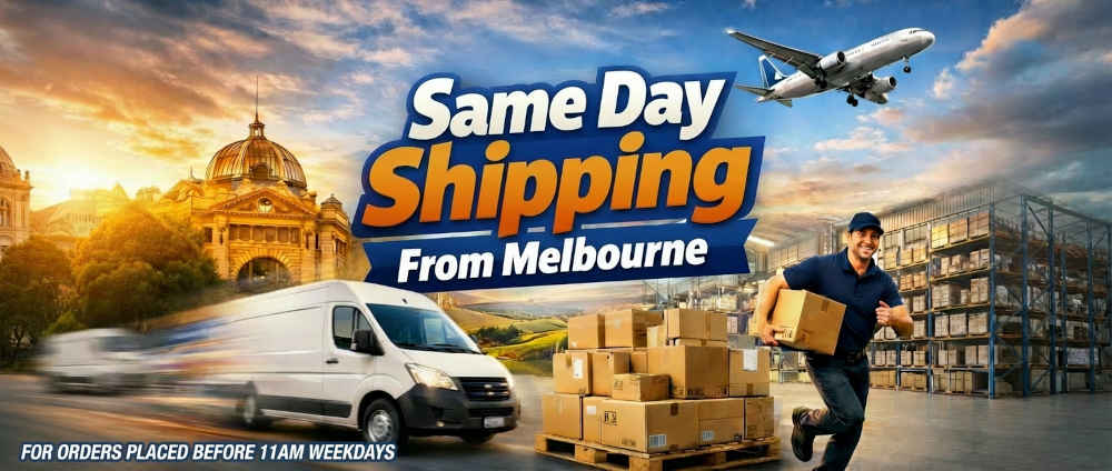 Shipping direct from our Melbourne warehouse daily