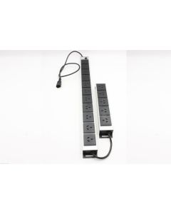 OEM 11+5 16 SOCKET POWER SUPPLY EXTENDER ALUMINIUM FRAMED 0700PDV16AVPX1