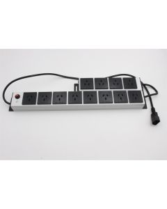 OEM 8+2 12 SOCKET POWER SUPPLY EXTENDER ALUMINIUM FRAMED 0700PDV12AV4X2