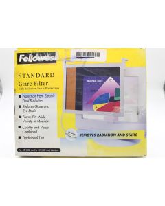 FELLOWES 48108 STANDARD GLARE FILTER WITH RADIATION/STATIC PROTECTION FOR 13 (3"